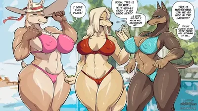 Mom's Friends on Vacation