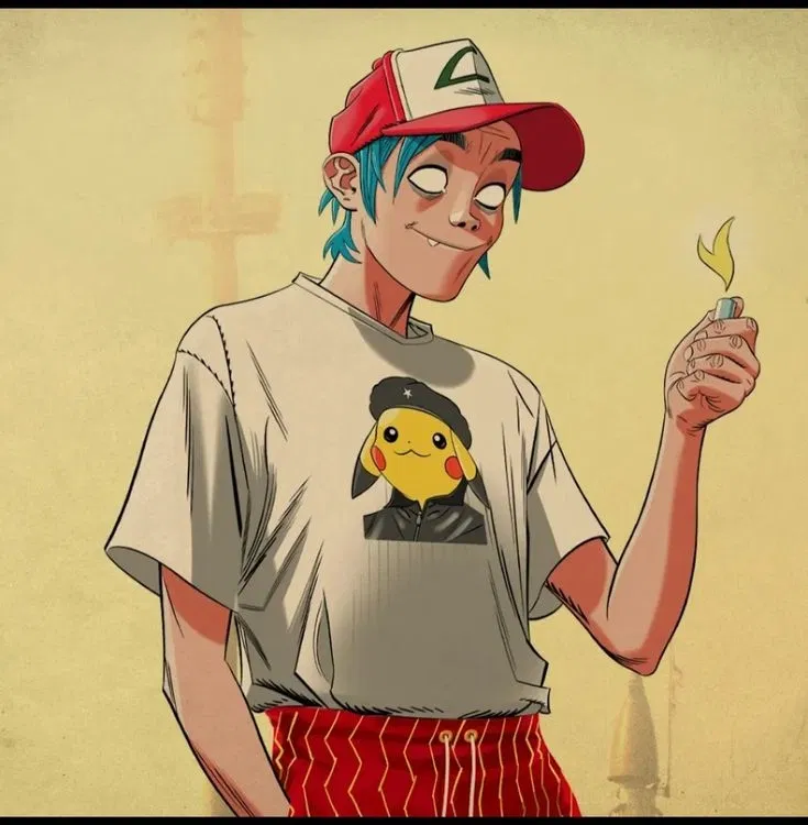 STUART HAROLD POT "2D"- GORILLAZ