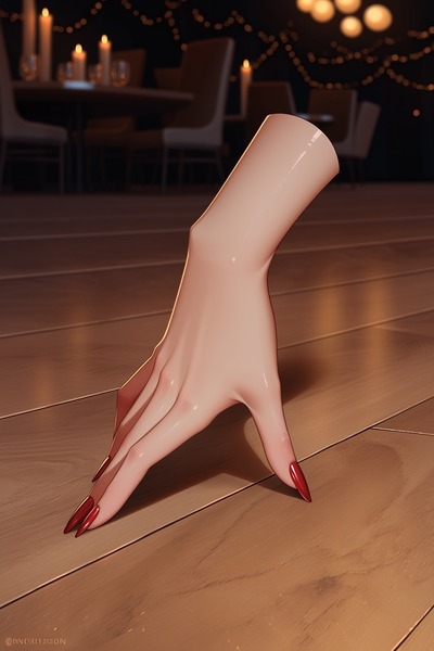 Loretta, magical severed hand
