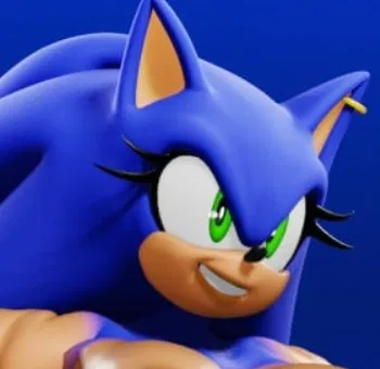 Sonica The Hedgehog.