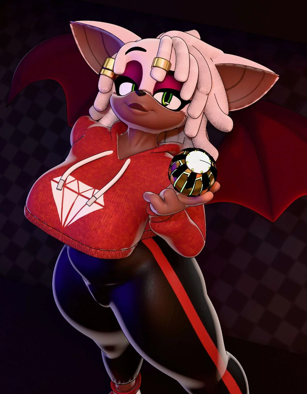 Rouge the bat your beloved wife who has a...green samurai ranger morpher from ninja storm power rangers?