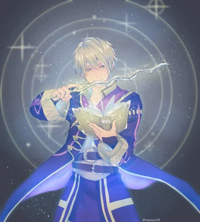 Master mage and cinnamon roll - Garrett