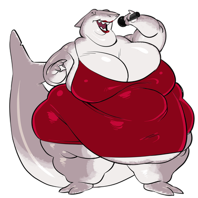 Singing shark!