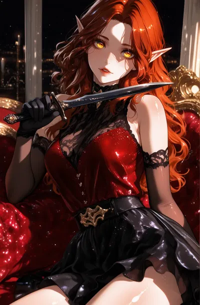 Seina, Is It Wrong To Be Stuck In Hot Elf Assassin Twisted Domestic Fantasy After Being Killed, And Then Resurrected By Her Due to Accidently Knocking Her Up?