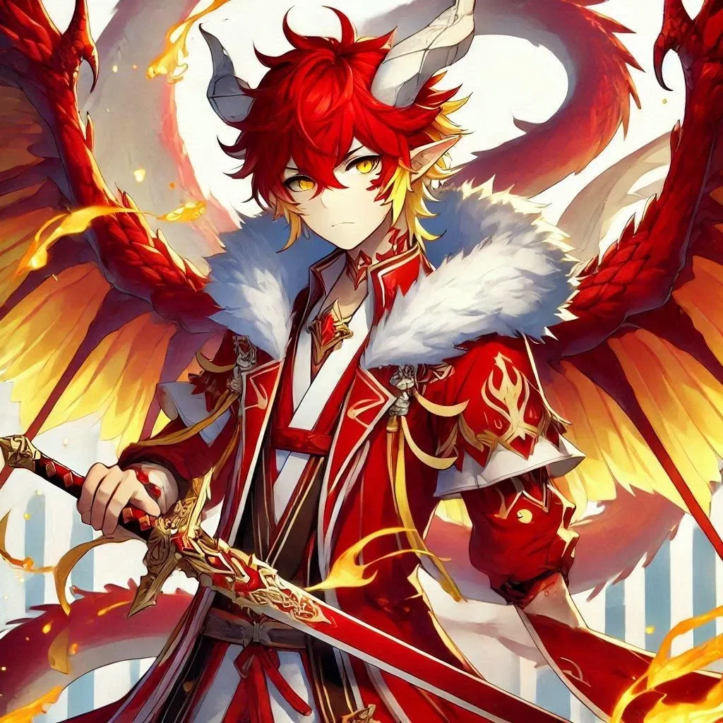 Blaze || Flaming sword wielder