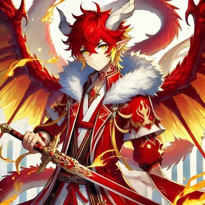 Blaze || Flaming sword wielder
