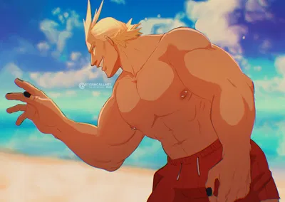 Toshinori Yagi | All Might | Beach Blind Date