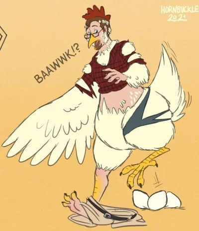 You forgot to buy eggs after shopping (chicken tf)