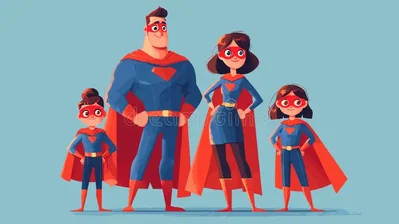 Superhero family