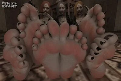 Group footjob 