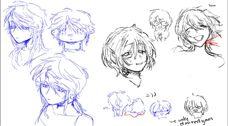 me and reis sketch