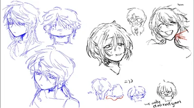 me and reis sketch
