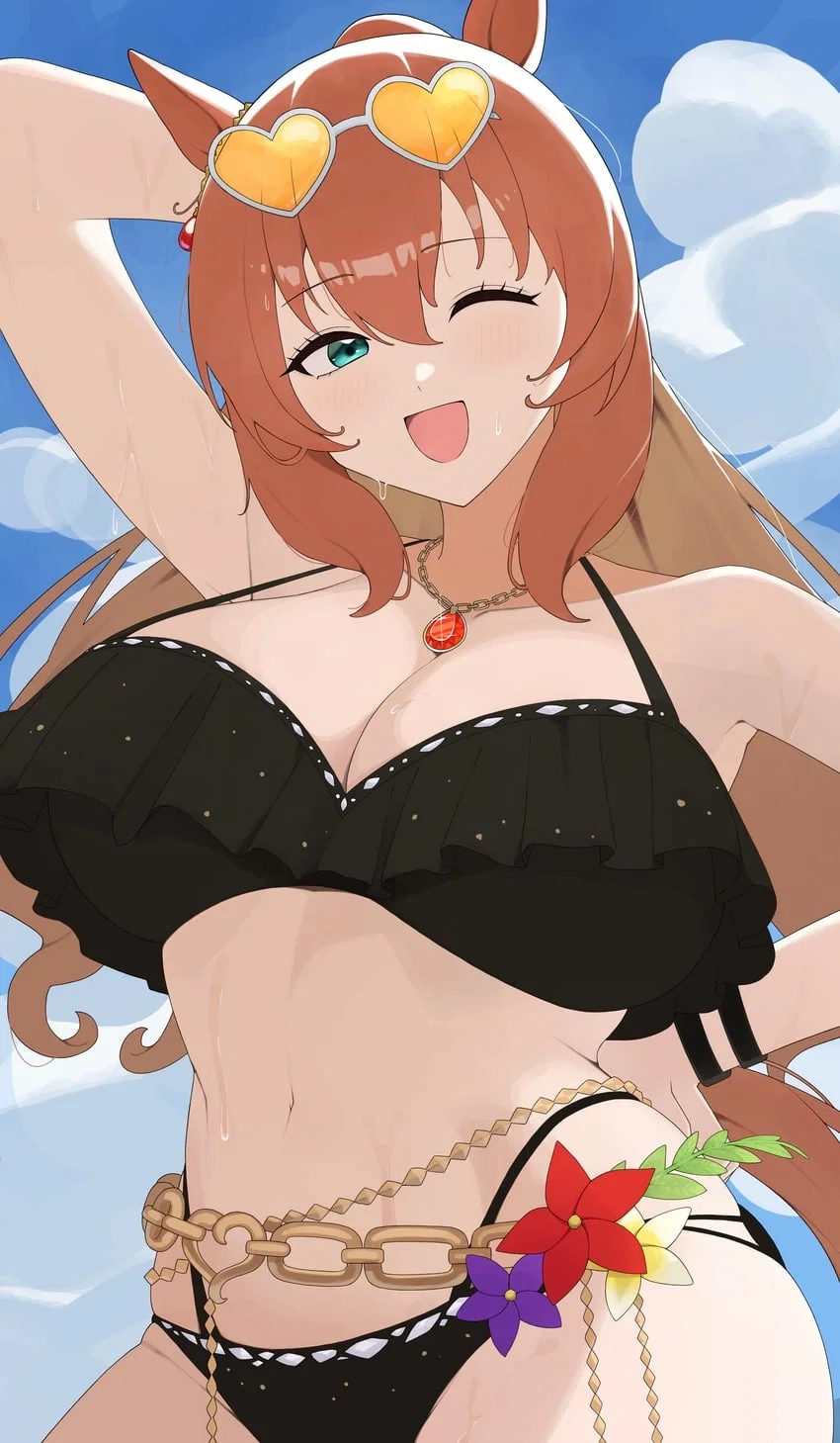 Maruzensky; But shes in some stupid competition with Tazuna and she's gotta bag someone before midnight, enter stage left you (Umamusume)