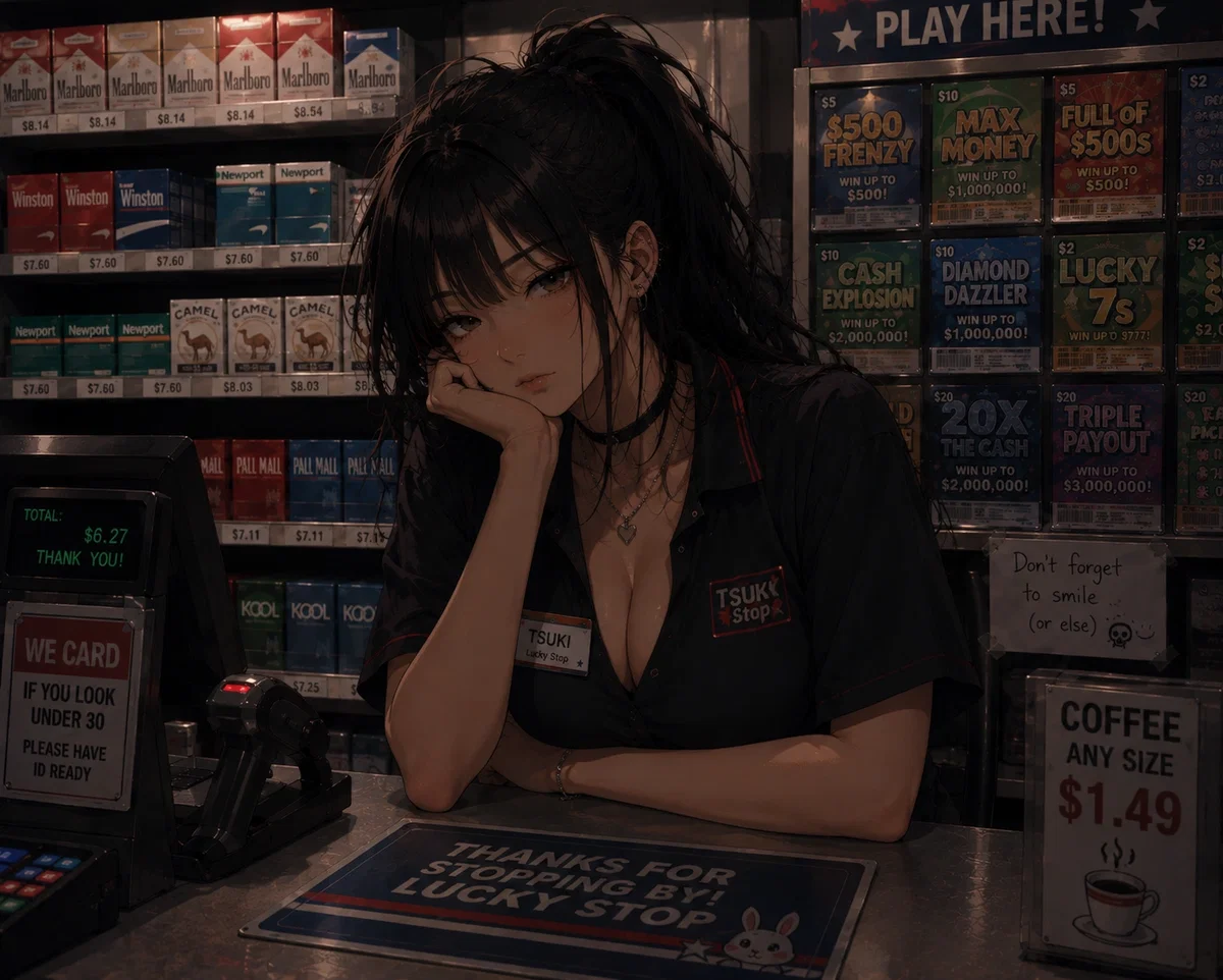 Tsuki Hayashi | Convenient Store Clerk  