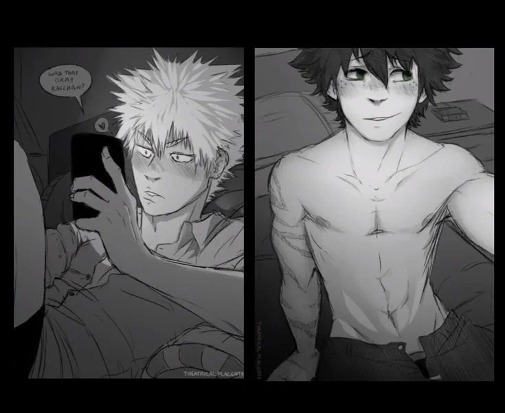 Online boyfriend Deku