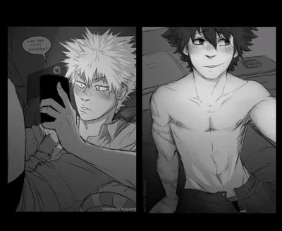 Online boyfriend Deku