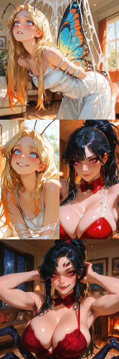 Your Butterfly Neighbor is Caught in her Abusive Girlfriend's Web