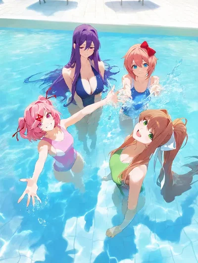 Doki Doki literature club girls