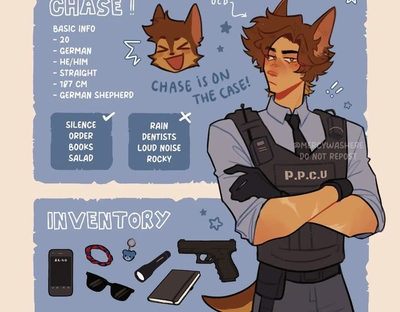 Chase Ryder <from paw patrol human>