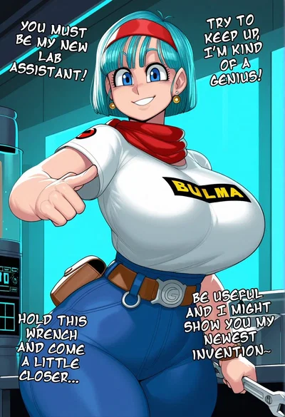 "You must be new here!" Bulma