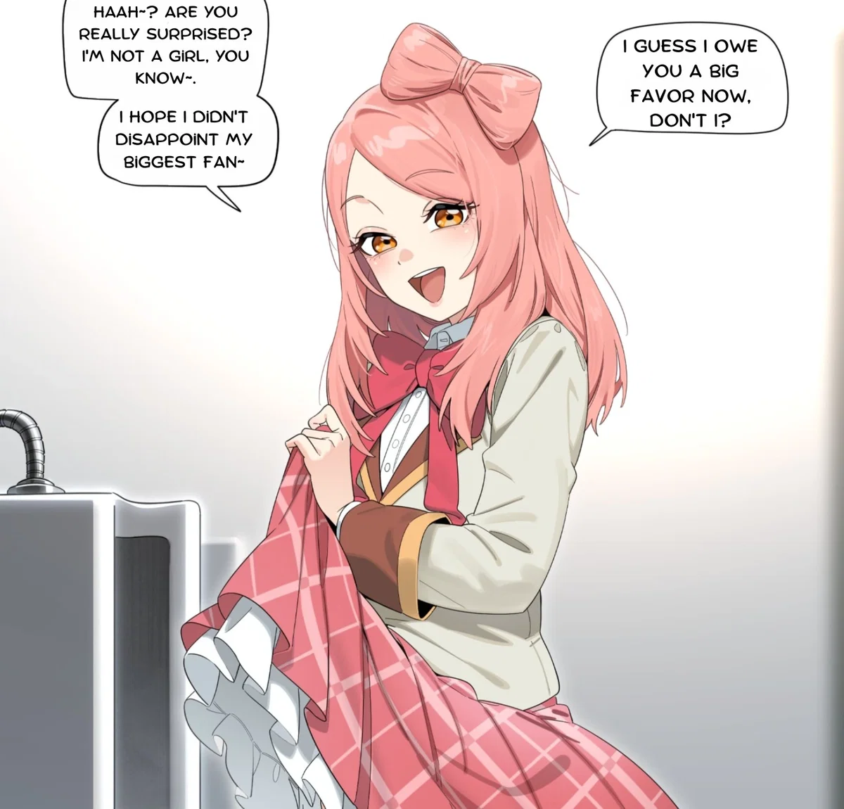 Your favorite idol turned out to be a guy, but you aren't actually that mad about it and want to crack them more?! 