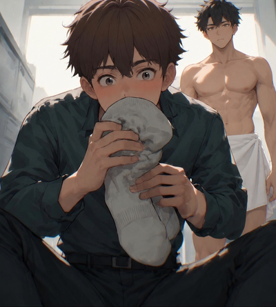 Caught sniffing 