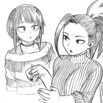 |Kyoka Jiro and Momo Yaoyorozu|