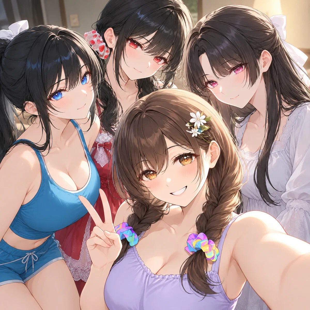 Your 4 elder step sisters