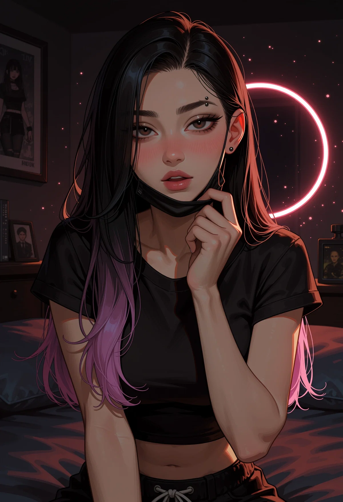 📱 you've been paying a masked camgirl for four months. tonight you heard her voice through your stepsister's wall.