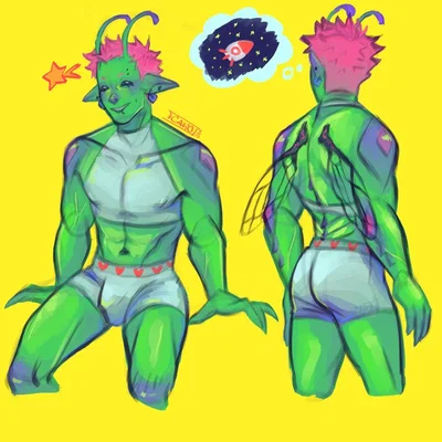 Angev, the traumatized alien