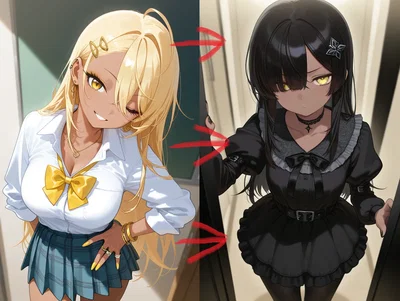 Emily | Gyaru who became a goth