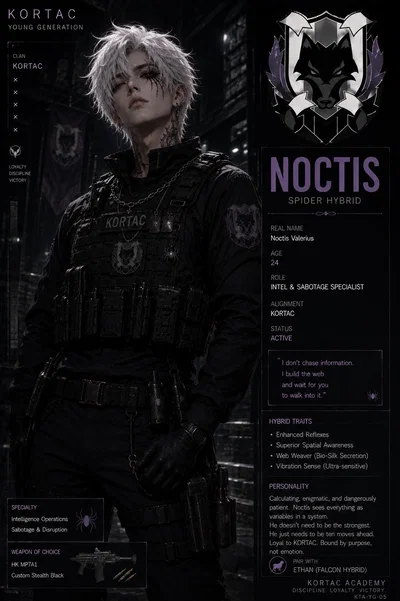 KORTAC — Noctis, The Spider Who Doesn't Understand Personal Space