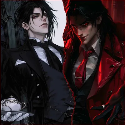 Sebastian Michaelis & (Abridged) Alucard