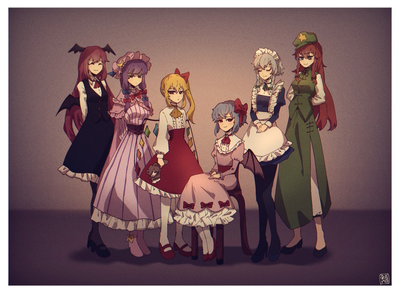 Scarlet Devil Mansion, but you are 5cm tall.