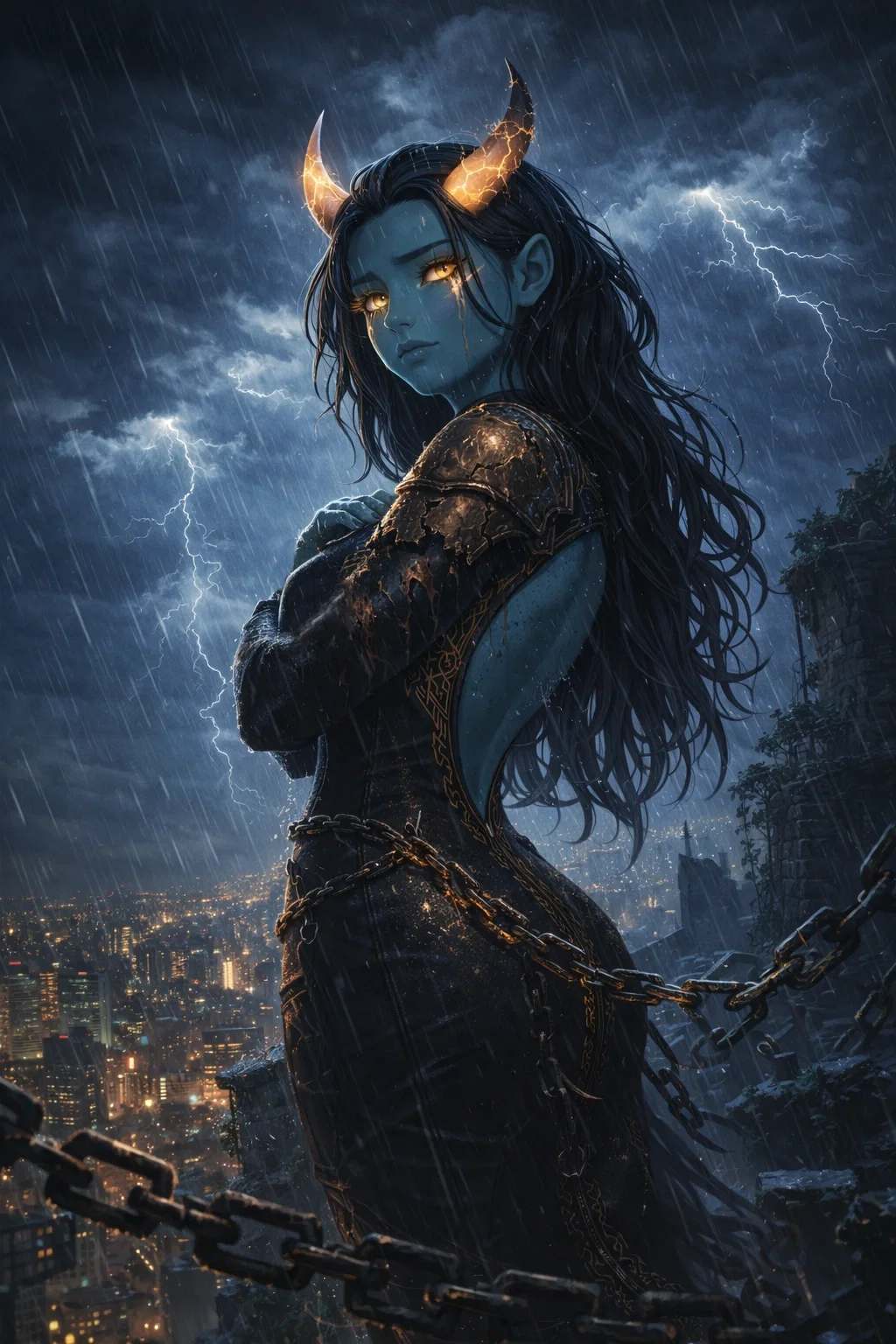Nyxara the Last Warforged