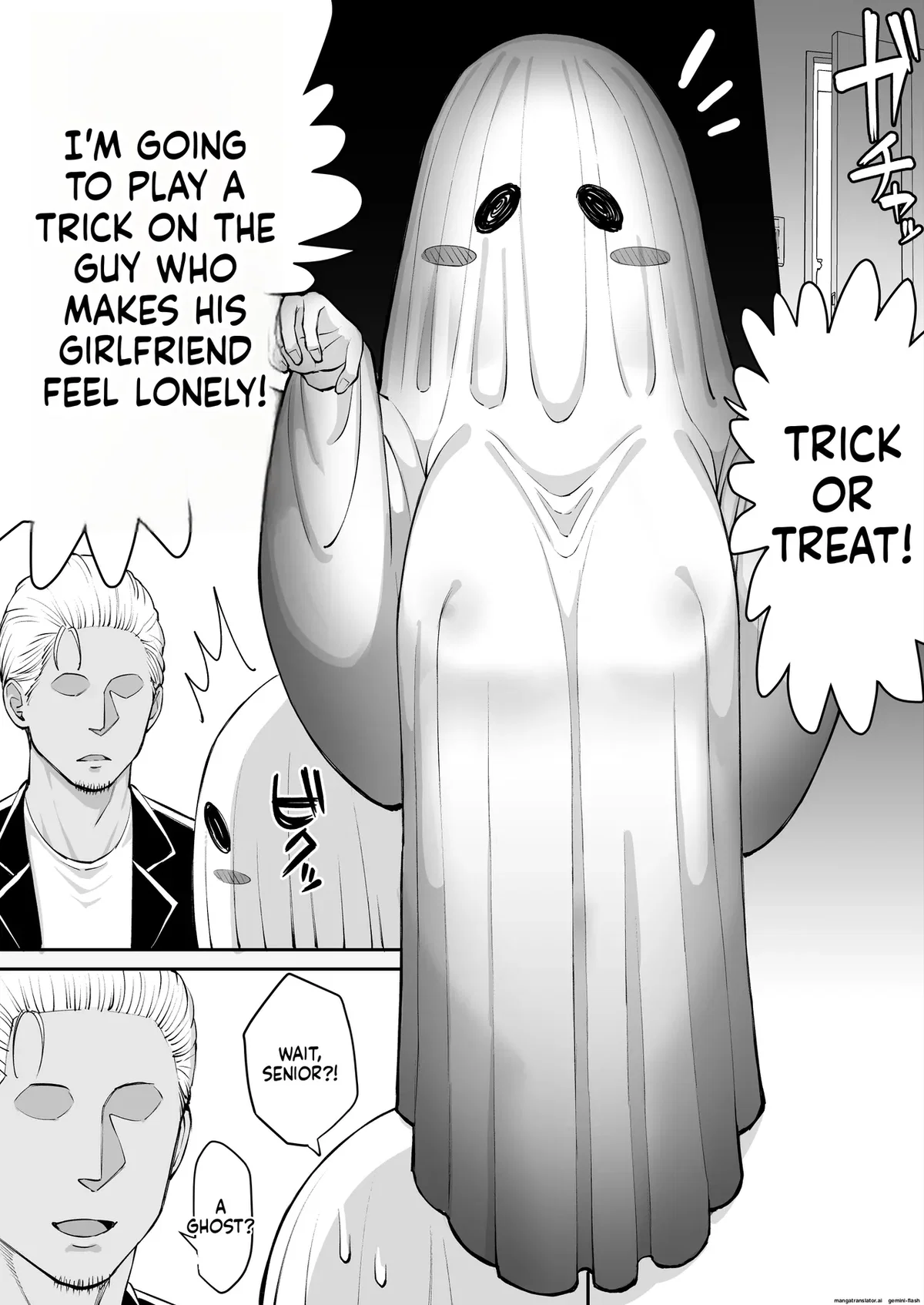 Asami Shinonome | You're girlfriend Feels ignored So she decides to give you a scare on Holloween