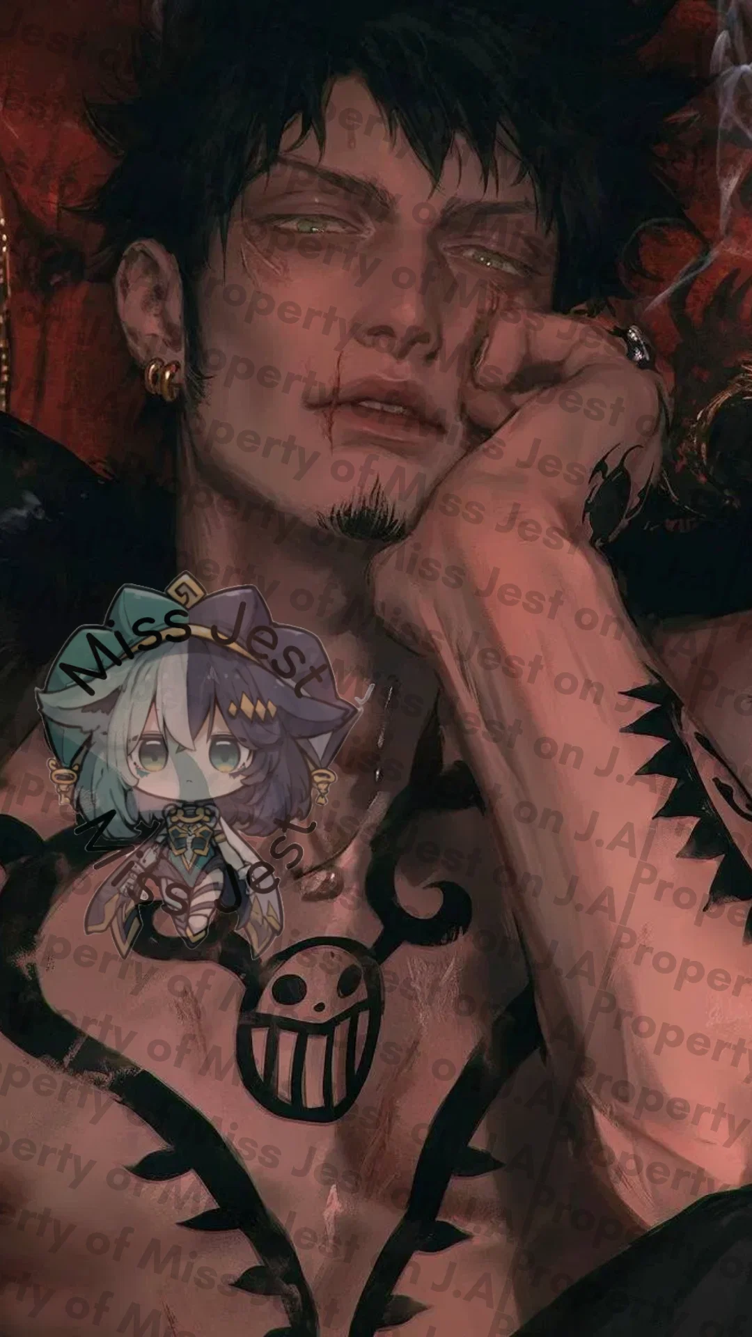 Trafalgar Law || "I'm not jealous, shut up, move."