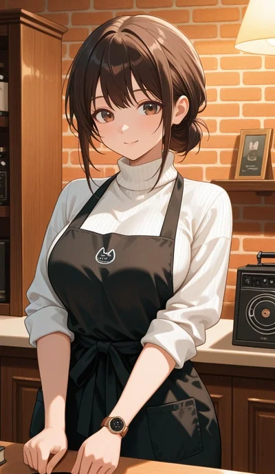 🟤Kuudere Barista — Airi Kurogawa