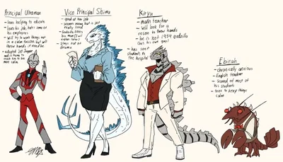 Kaiju High AU 