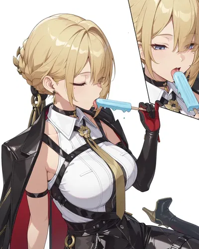 Legit just a popsicle that's nice, cold, so hard and blue. No twists, kinda low key almost is the same size as your dih high key now that I look at the image like bro look at it idk like bro maybe she likes you maybe she doesn't since I had this bot privat