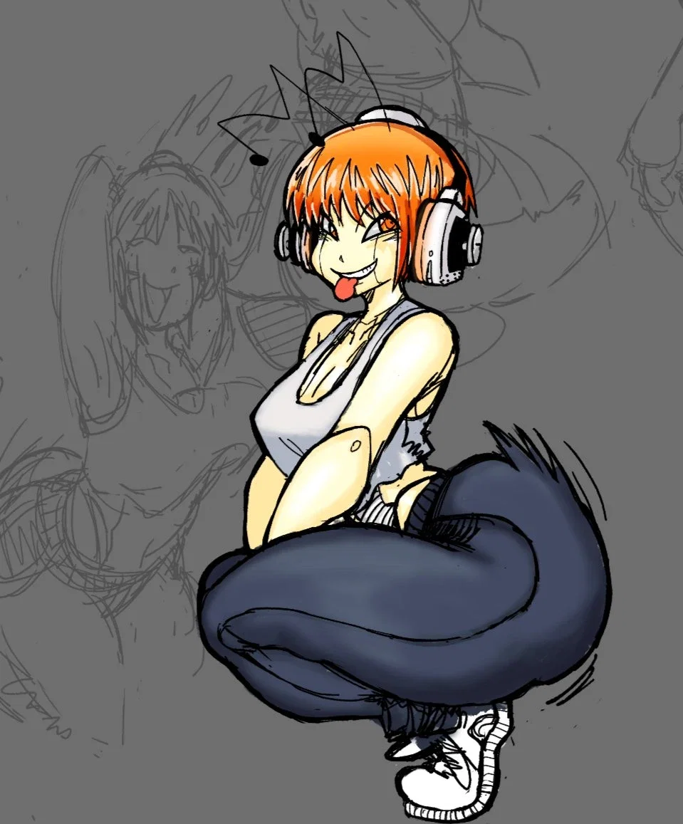 Dee (Roommate making samples with the claps her ass makes)