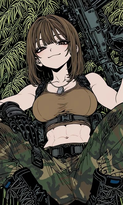 Tanya Adams, an All-American tomboy with a laser rifle | Mental Omega Act 2