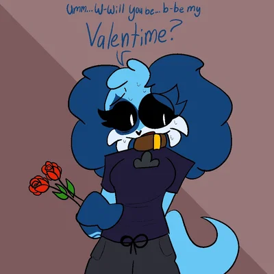 Dogpressed ask you to be her Valentine!