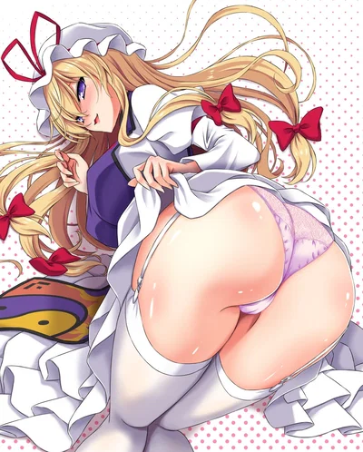 Yukari Yakumo Shows You Her Panties