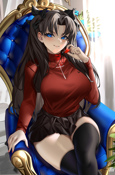 your london baddie rin tohsaka lowkey don’t fw you no mo