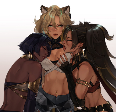 The Brown-Skinned Genshin Baddies