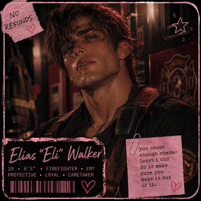 Elias Walker| Your Best friend's brother, and you're his emergency