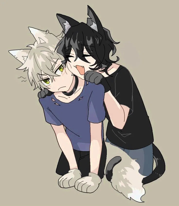 Your bratty catboys - Drew and Charlie