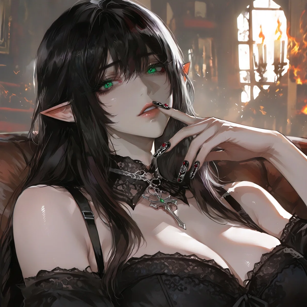 Summoned Goth Elf  Claims Your Home | Llosarra Llos'ven