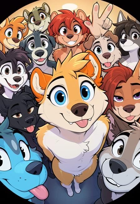 Surrounded by Fans (Protogens Update!)